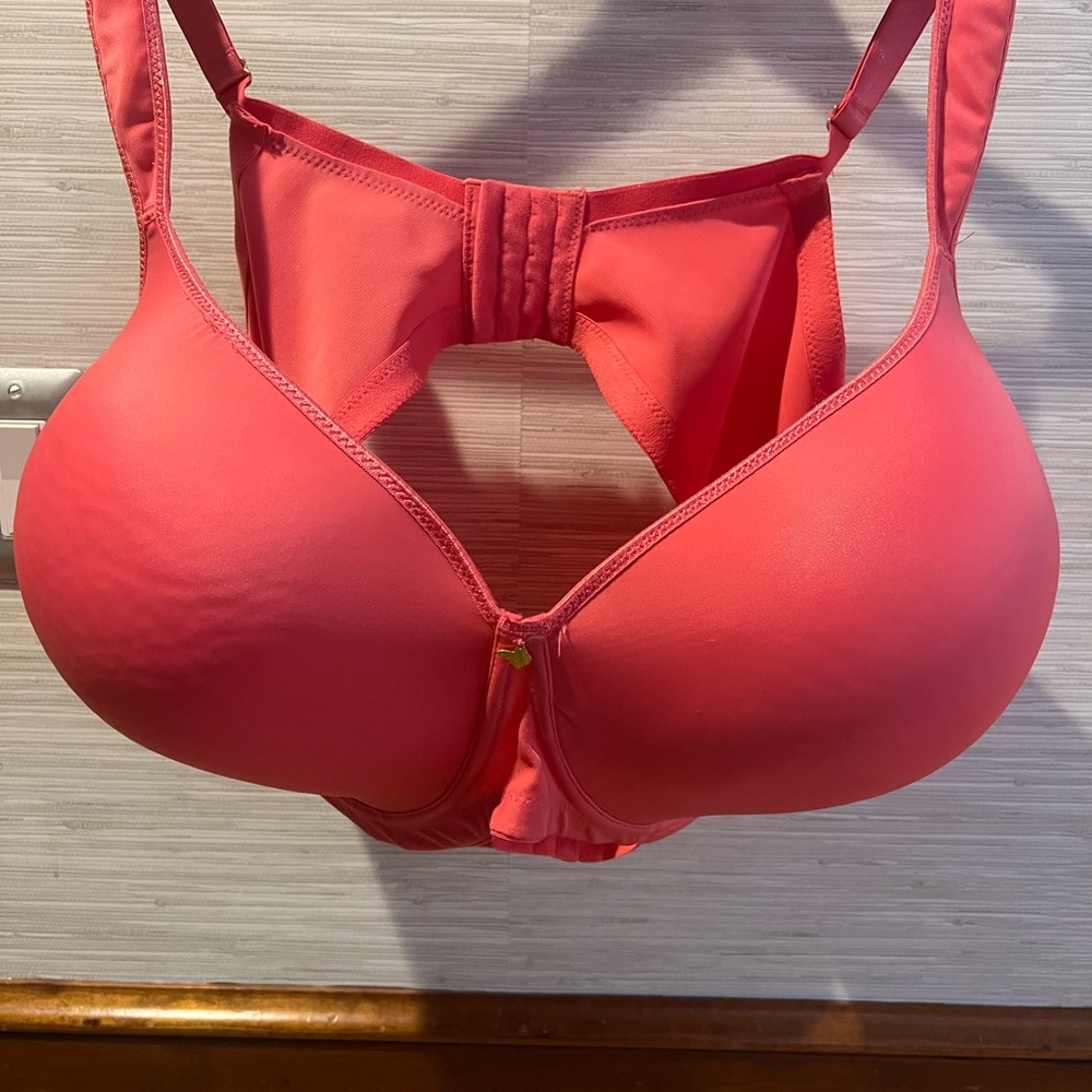 Ashley Stewart Vibrant Pink Bra